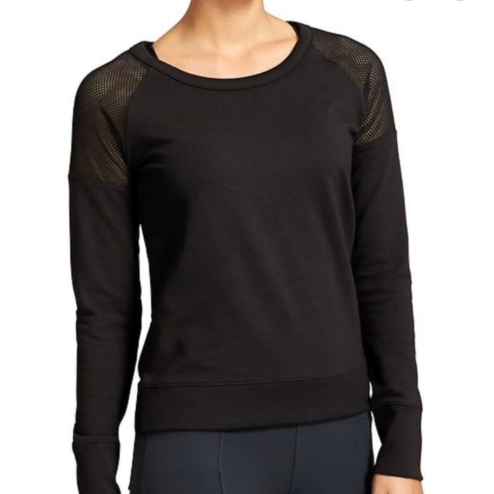 Athleta Citytime Mesh Sweatshirt